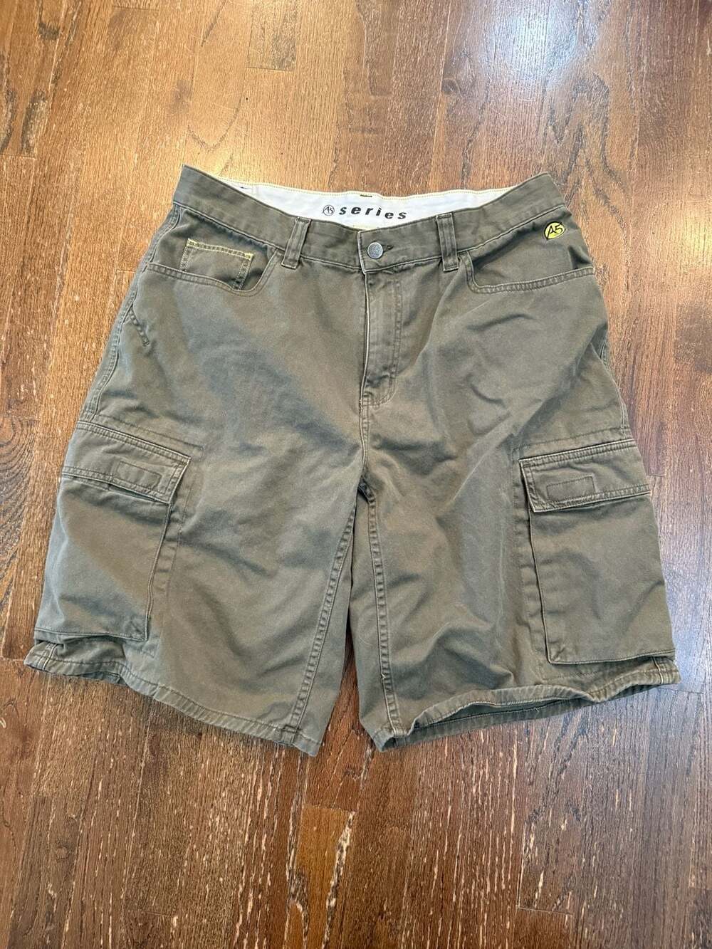 The North Face A5 Series Cargo Shorts Olive Green Mens Size 36